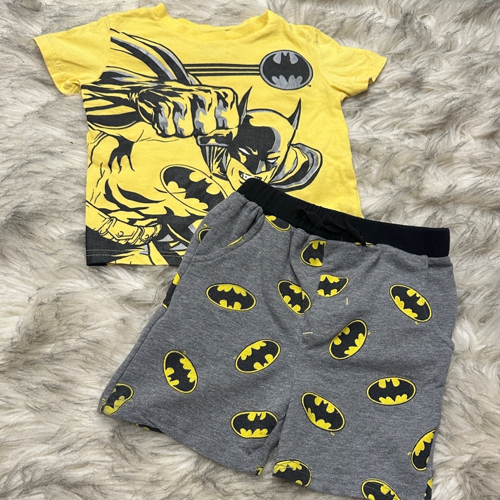 BATMAN Two-Piece Matching Set Toddler Boys Size 2T